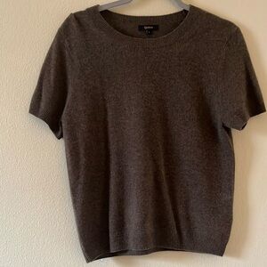 Quince Mongolian Cashmere Tee size L
